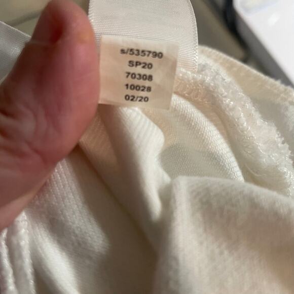 NWT Loft High Rise Slim Pocket Boyfriend Jeans in White Sz 10/30 - Picture 12 of 14